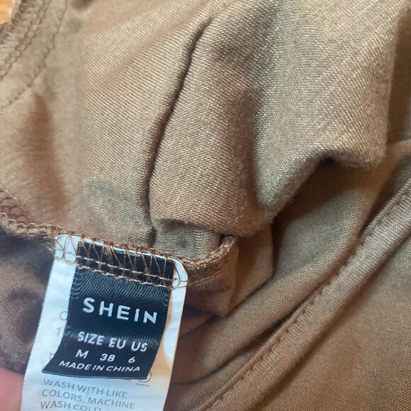 Brown Lace Boho Tank Top Size Medium Cami - Picture 6 of 7